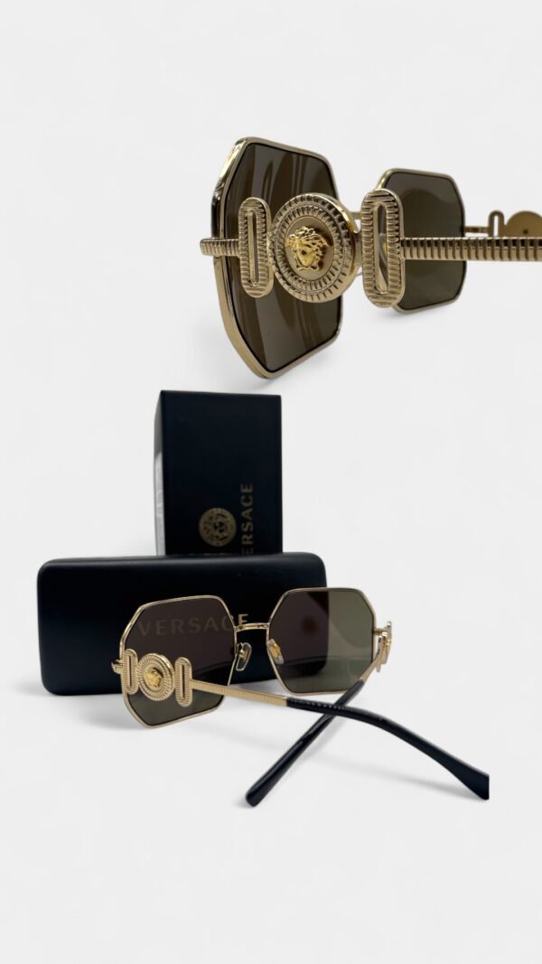 VERSACE - SUNGLASSES GOLD PILOT - Image 2